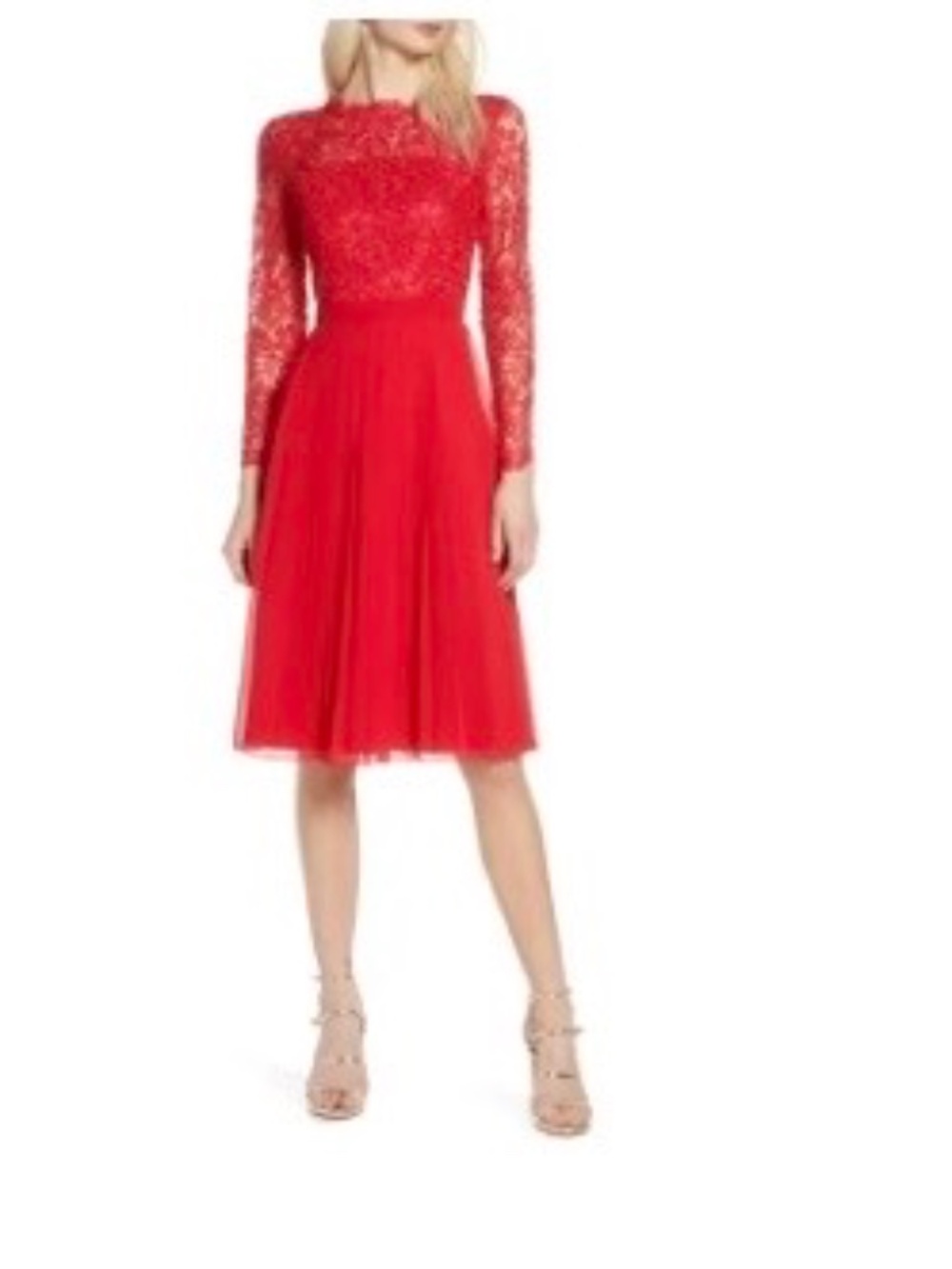 Chi Chi London Naarah Red Dress